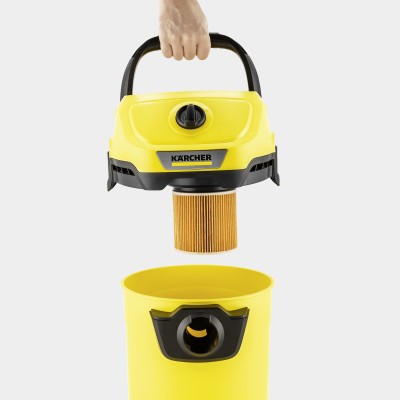 Пилосос професійний акумуляторний Karcher WD 3-18, 18В, контейнер 17л, без АКБ и ЗП (1.628-550.0)