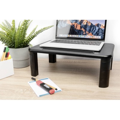 Підставка для монітора DIGITUS Ergonomic Monitor Riser, до 10кг, чорна (DA-90458) Підставка для монітора DIGITUS Ergonomic Monitor Riser, до 10кг, чорна (DA-90458)
