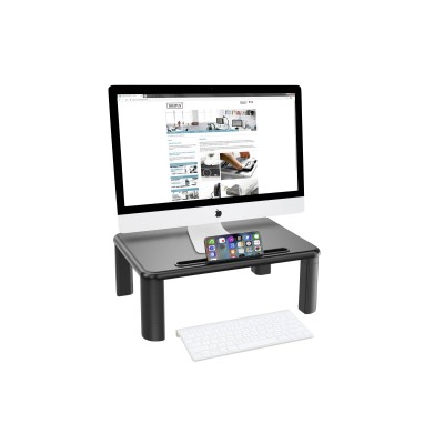 Підставка для монітора DIGITUS Ergonomic Monitor Riser, до 10кг, чорна (DA-90458) Підставка для монітора DIGITUS Ergonomic Monitor Riser, до 10кг, чорна (DA-90458)