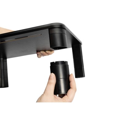 Підставка для монітора DIGITUS Ergonomic Monitor Riser, до 10кг, чорна (DA-90458) Підставка для монітора DIGITUS Ergonomic Monitor Riser, до 10кг, чорна (DA-90458)
