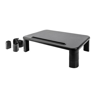 Підставка для монітора DIGITUS Ergonomic Monitor Riser, до 10кг, чорна (DA-90458) Підставка для монітора DIGITUS Ergonomic Monitor Riser, до 10кг, чорна (DA-90458)