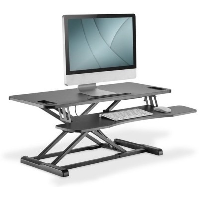 Підставка для монітора DIGITUS Ergonomic Workspace Riser, до 15кг, чорна (DA-90380-1) Підставка для монітора DIGITUS Ergonomic Workspace Riser, до 15кг, чорна (DA-90380-1)