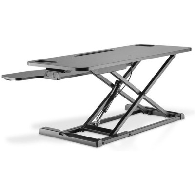 Підставка для монітора DIGITUS Ergonomic Workspace Riser, до 15кг, чорна (DA-90380-1) Підставка для монітора DIGITUS Ergonomic Workspace Riser, до 15кг, чорна (DA-90380-1)