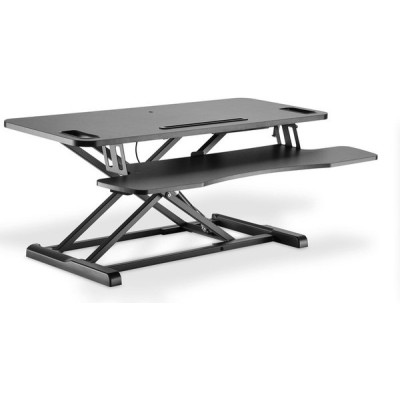 Підставка для монітора DIGITUS Ergonomic Workspace Riser, до 15кг, чорна (DA-90380-1) Підставка для монітора DIGITUS Ergonomic Workspace Riser, до 15кг, чорна (DA-90380-1)