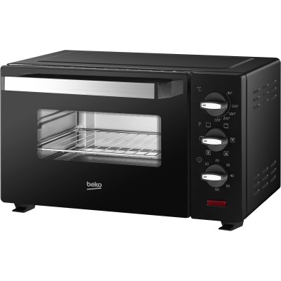 Піч електрична Beko, 19л, 1400Вт, механіч., конвенція, чорна (BMOF19B) Піч електрична Beko, 19л, 1400Вт, механіч., конвенція, чорна (BMOF19B)