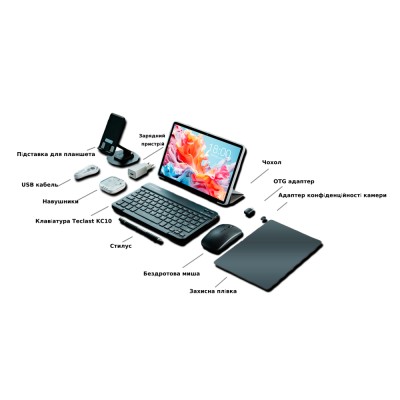 Планшет Teclast P30T KIT 10,1" 4/128Gb сірий Планшет Teclast P30T KIT 10,1" 4/128Gb сірий