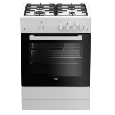 Плита Beko газова, 60л, 60x60см, білий (FSG62010FW) Плита Beko газова, 60л, 60x60см, білий (FSG62010FW)