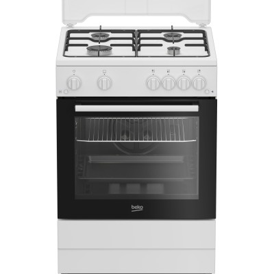 Плита Beko газова, 64л, 60x60см, таймер, білий (FBG62121WD) Плита Beko газова, 64л, 60x60см, таймер, білий (FBG62121WD)