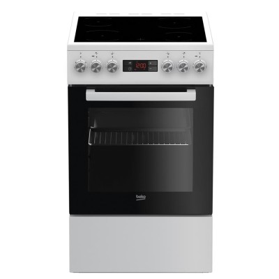 Плита Beko електрична склокерамічна, 60л, 50x60см, дисплей, конвекція, білий (FSM57300GW) Плита Beko електрична склокерамічна, 60л, 50x60см, дисплей, конвекція, білий (FSM57300GW)