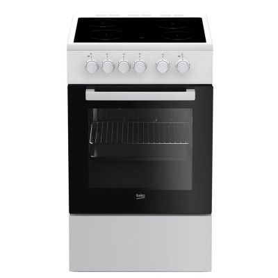 Плита Beko електрична склокерамічна, 60л, 50x60см, конвекція, білий (FSS57000GW) Плита Beko електрична склокерамічна, 60л, 50x60см, конвекція, білий (FSS57000GW)
