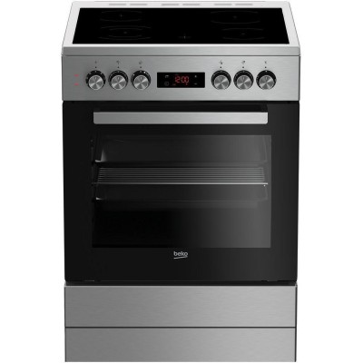 Плита Beko електрична склокерамічна, 66л, 60x60см, дисплей, конвекція, нерж (FSE67310GX) Плита Beko електрична склокерамічна, 66л, 60x60см, дисплей, конвекція, нерж (FSE67310GX)
