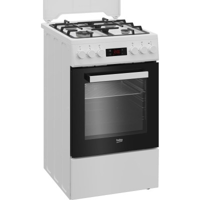 Плита Beko комбінована, 60л, 50x60см, дисплей, конвекція, чавун, білий (FSM52330DWDS) Плита Beko комбінована, 60л, 50x60см, дисплей, конвекція, чавун, білий (FSM52330DWDS)