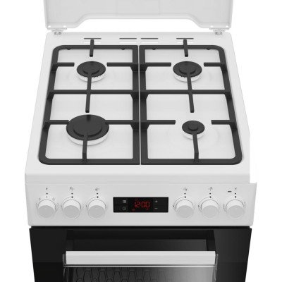 Плита Beko комбінована, 60л, 50x60см, дисплей, конвекція, чавун, білий (FSM52330DWDS) Плита Beko комбінована, 60л, 50x60см, дисплей, конвекція, чавун, білий (FSM52330DWDS)