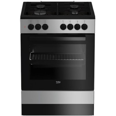 Плита Beko комбінована, 65л, 60x60см, конвекція, сріблястий (FSM62120DS) Плита Beko комбінована, 65л, 60x60см, конвекція, сріблястий (FSM62120DS)