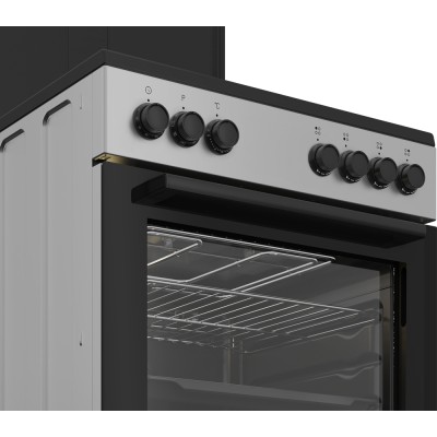 Плита Beko комбінована, 66л, 60x60см, конвекція, сріблястий (FBM62120SD) Плита Beko комбінована, 66л, 60x60см, конвекція, сріблястий (FBM62120SD)