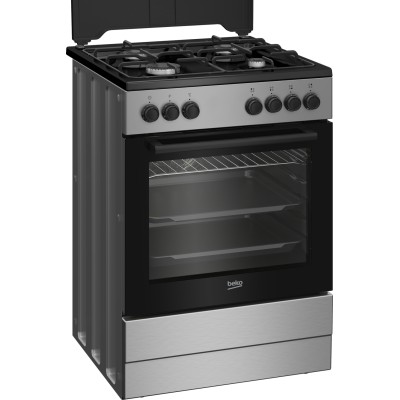 Плита Beko комбінована, 66л, 60x60см, конвекція, сріблястий (FBM62120SD) Плита Beko комбінована, 66л, 60x60см, конвекція, сріблястий (FBM62120SD)