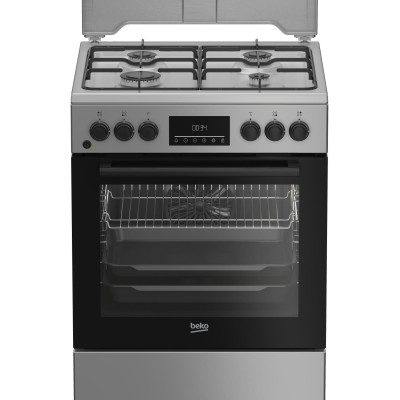 Плита Beko комбінована, 72л, 60x60см, дисплей, конвекція, сірий (FBM62320SDS) Плита Beko комбінована, 72л, 60x60см, дисплей, конвекція, сірий (FBM62320SDS)