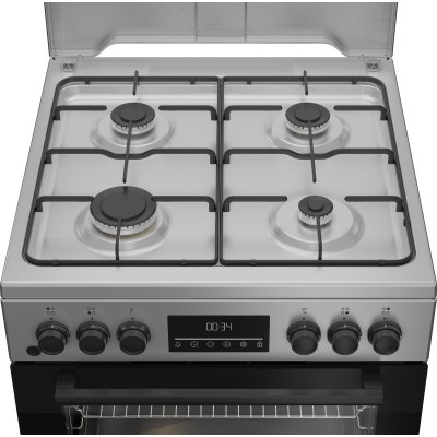 Плита Beko комбінована, 72л, 60x60см, дисплей, конвекція, сірий (FBM62320SDS) Плита Beko комбінована, 72л, 60x60см, дисплей, конвекція, сірий (FBM62320SDS)