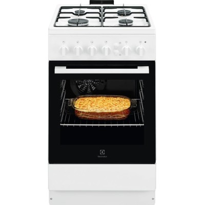 Плита Electrolux газова, 57л, 50x60см, білий (LKG504011W) Плита Electrolux газова, 57л, 50x60см, білий (LKG504011W)