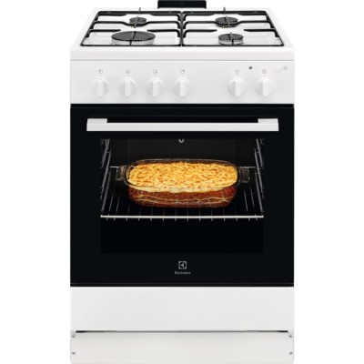 Плита Electrolux газова, 59л, 60x60см, білий (LKG604012W) Плита Electrolux газова, 59л, 60x60см, білий (LKG604012W)