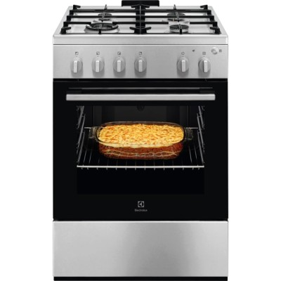 Плита Electrolux газова, 59л, 60x60см, чавун, нерж (LKG600011X) Плита Electrolux газова, 59л, 60x60см, чавун, нерж (LKG600011X)