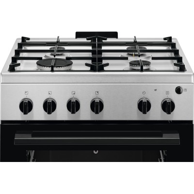 Плита Electrolux газова, 59л, 60x60см, чавун, нерж (LKG604013X) Плита Electrolux газова, 59л, 60x60см, чавун, нерж (LKG604013X)