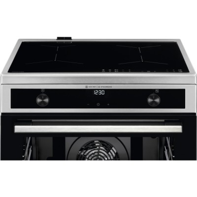 Плита Electrolux електрична індукційна, 73л, 60x60см, дисплей, конвекція, пара, нерж (LKI66021AX) Плита Electrolux електрична індукційна, 73л, 60x60см, дисплей, конвекція, пара, нерж (LKI66021AX)