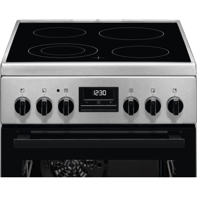 Плита Electrolux електрична склокерамічна, 57л, 50x60см, дисплей, конвекція, нерж (LKR540266X) Плита Electrolux електрична склокерамічна, 57л, 50x60см, дисплей, конвекція, нерж (LKR540266X)