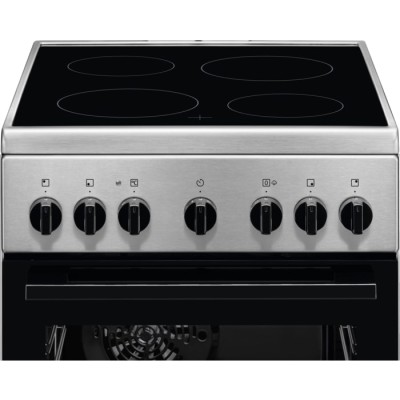 Плита Electrolux електрична склокерамічна, 58л, 50x60см, конвекція, пара, нерж (LKR562055X) Плита Electrolux електрична склокерамічна, 58л, 50x60см, конвекція, пара, нерж (LKR562055X)