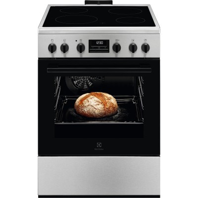 Плита Electrolux електрична склокерамічна, 58л, 60x60см, дисплей, конвекція, пара, нерж (LKR664166X) Плита Electrolux електрична склокерамічна, 58л, 60x60см, дисплей, конвекція, пара, нерж (LKR664166X)