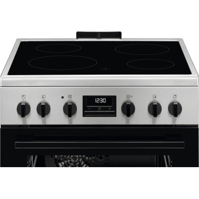 Плита Electrolux електрична склокерамічна, 58л, 60x60см, дисплей, конвекція, пара, нерж (LKR664166X) Плита Electrolux електрична склокерамічна, 58л, 60x60см, дисплей, конвекція, пара, нерж (LKR664166X)