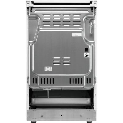 Плита Electrolux комбінована, 57л, 50x60см, дисплей, конвекція, чавун, білий (LKK520211W)