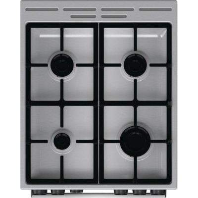 Плита Gorenje газова, 70л, 50x60см, чавун, нерж (GG5A11XF)