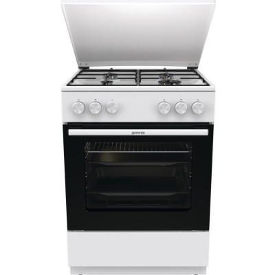 Плита Gorenje газова, 72л, 60x60см, емальовані, з кришкою, білий (GG6A11WJ) Плита Gorenje газова, 72л, 60x60см, емальовані, з кришкою, білий (GG6A11WJ)