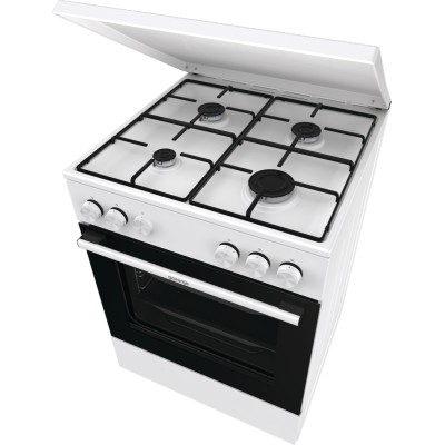 Плита Gorenje газова, 72л, 60x60см, емальовані, з кришкою, білий (GG6A11WJ) Плита Gorenje газова, 72л, 60x60см, емальовані, з кришкою, білий (GG6A11WJ)