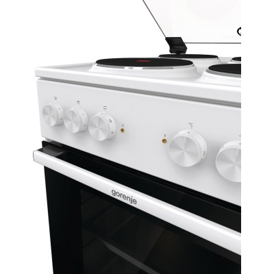 Плита Gorenje електрична , 68л, 50x60см, гриль, білий (GE5A21WH)
