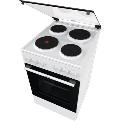 Плита Gorenje електрична , 68л, 50x60см, гриль, білий (GE5A21WH)