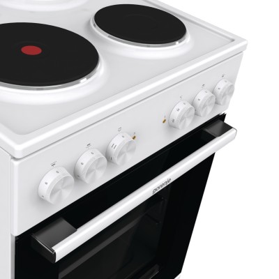 Плита Gorenje електрична , 68л, 50x60см, гриль, білий (GE5A21WH)