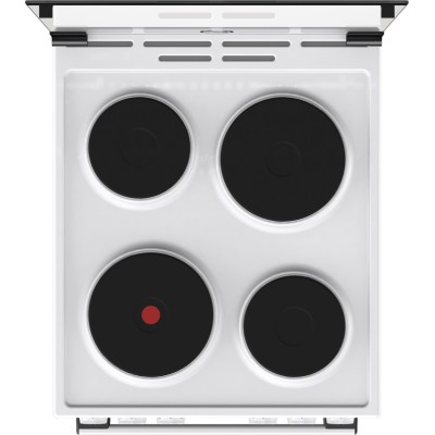 Плита Gorenje електрична , 68л, 50x60см, гриль, білий (GE5A21WH)