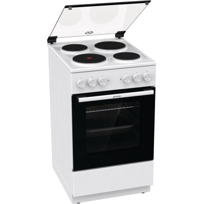 Плита Gorenje електрична , 68л, 50x60см, гриль, білий (GE5A21WH)