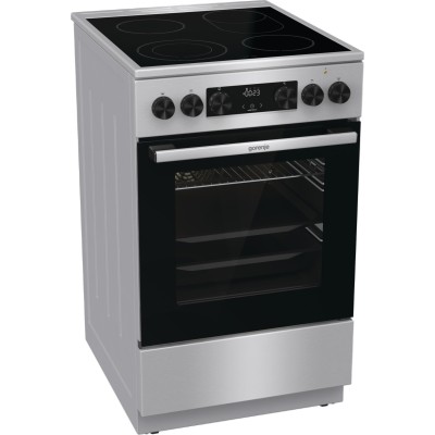 Плита Gorenje електрична склокерамічна, 70л, 50x60см, дисплей, програматор, нерж (GECS5C70XA) Плита Gorenje електрична склокерамічна, 70л, 50x60см, дисплей, програматор, нерж (GECS5C70XA)