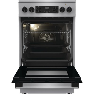 Плита Gorenje електрична склокерамічна, 70л, 50x60см, дисплей, програматор, нерж (GECS5C70XA) Плита Gorenje електрична склокерамічна, 70л, 50x60см, дисплей, програматор, нерж (GECS5C70XA)