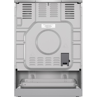 Плита Gorenje електрична склокерамічна, 71л, 60x60см, дисплей, програматор, нерж (GECS6C70XC)