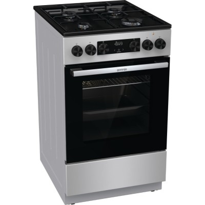Плита Gorenje комбінована, 62л, 50x60см, дисплей, IconLed, емальовані, титан (GK5C60SJ) Плита Gorenje комбінована, 62л, 50x60см, дисплей, IconLed, емальовані, титан (GK5C60SJ)
