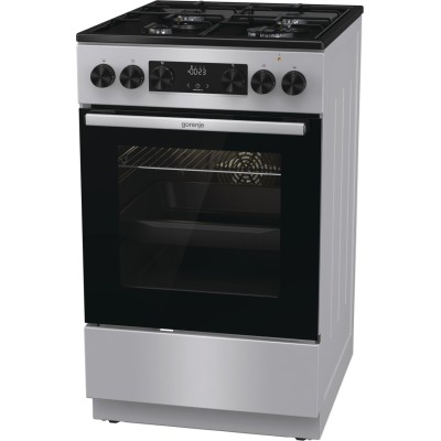 Плита Gorenje комбінована, 62л, 50x60см, дисплей, IconLed, емальовані, титан (GK5C60SJ) Плита Gorenje комбінована, 62л, 50x60см, дисплей, IconLed, емальовані, титан (GK5C60SJ)