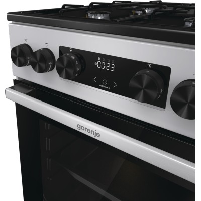Плита Gorenje комбінована, 62л, 50x60см, дисплей, IconLed, емальовані, титан (GK5C60SJ) Плита Gorenje комбінована, 62л, 50x60см, дисплей, IconLed, емальовані, титан (GK5C60SJ)