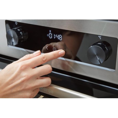 Плита Gorenje комбінована, 62л, 50x60см, дисплей, IconLed, емальовані, титан (GK5C60SJ) Плита Gorenje комбінована, 62л, 50x60см, дисплей, IconLed, емальовані, титан (GK5C60SJ)