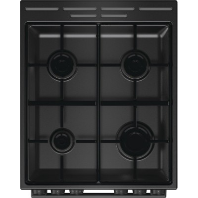 Плита Gorenje комбінована, 62л, 50x60см, дисплей, програматор, приготування на пару, емальовані реш, чорний (GKS5C70BJ) Плита Gorenje комбінована, 62л, 50x60см, дисплей, програматор, приготування на пару, емальовані реш, чорний (GKS5C70BJ)