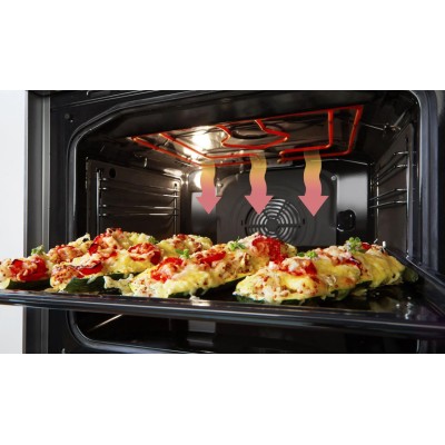 Плита Gorenje комбінована, 62л, 50x60см, дисплей, програматор, приготування на пару, емальовані реш, чорний (GKS5C70BJ) Плита Gorenje комбінована, 62л, 50x60см, дисплей, програматор, приготування на пару, емальовані реш, чорний (GKS5C70BJ)