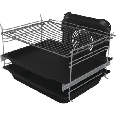 Плита Gorenje комбінована, 70л, 50x60см, дисплей, чавун, білий (GKS5C73WF)
